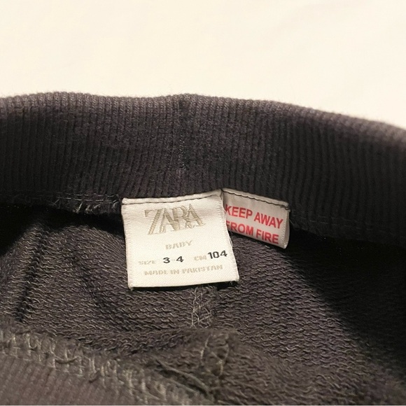 Zara Baby Kids Sweatpants Girls Size 3-4 - Picture 4 of 12